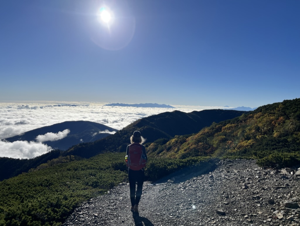 Vivian descending to the cloud